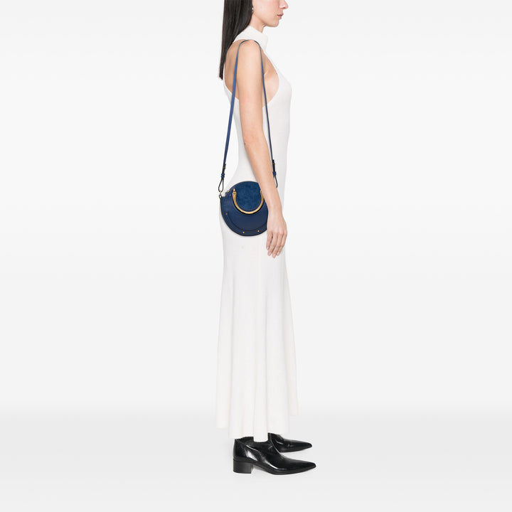 Chloé Pixie Sac Petit Cuir de veau Bleu – vue 6 – GABY PARIS