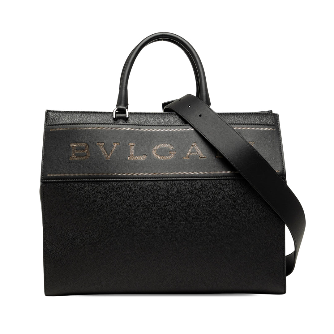 Bvlgari Logo Sac Cuir