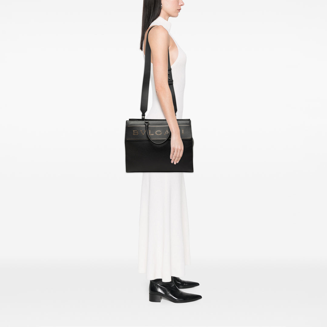 Bvlgari Logo Sac Cuir
