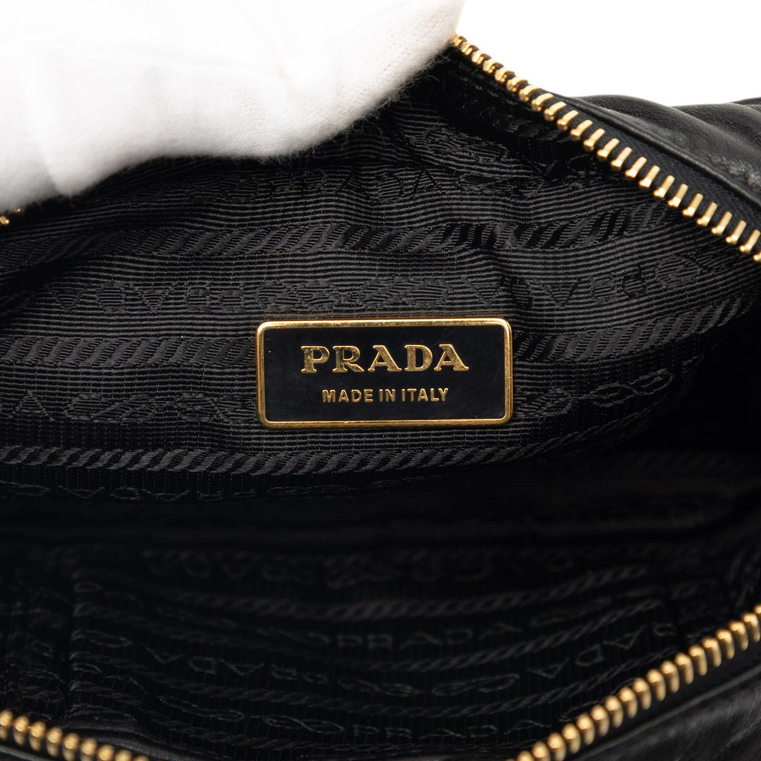 Prada Sac bandoulière Rosette nappa Noir – vue 5 – GABY PARIS