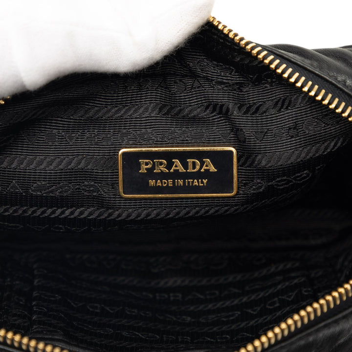 Prada Sac bandoulière Rosette nappa Noir – vue 5 – GABY PARIS