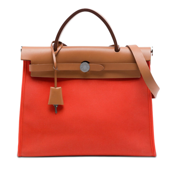 Hermès Herbag Zippé 31 Tissu
