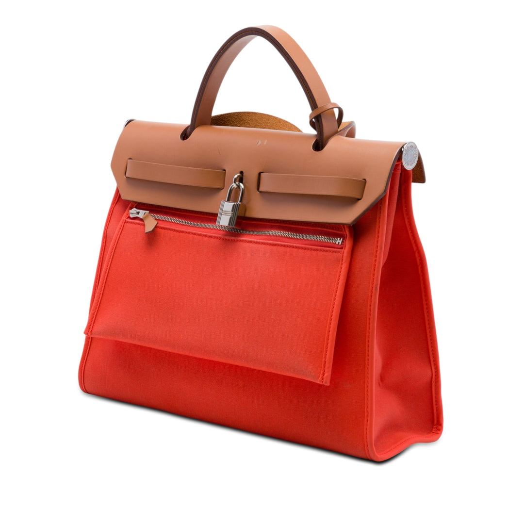 Hermès Herbag Zippé 31 Tissu
