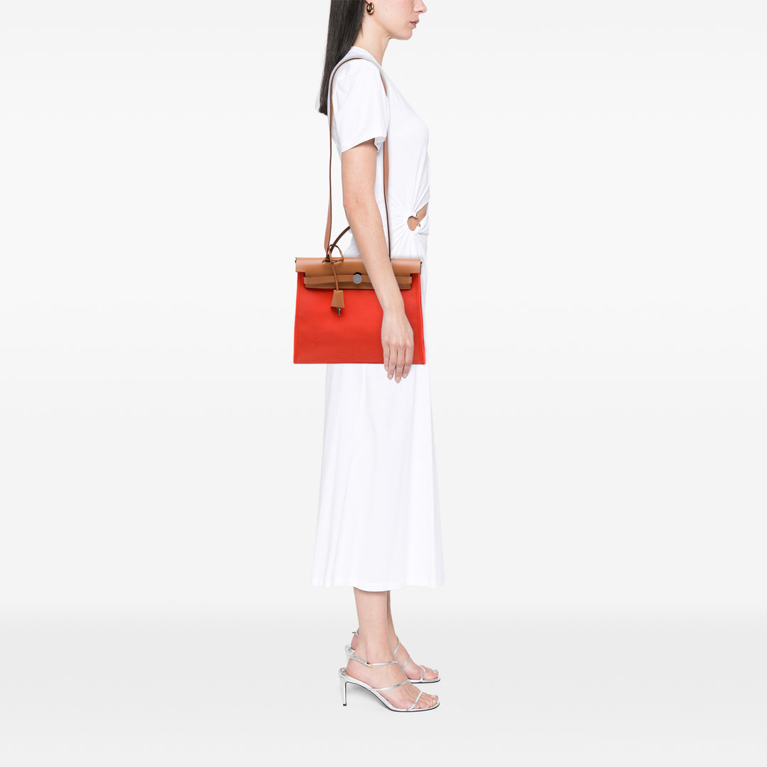Hermès Herbag Zippé 31 Tissu