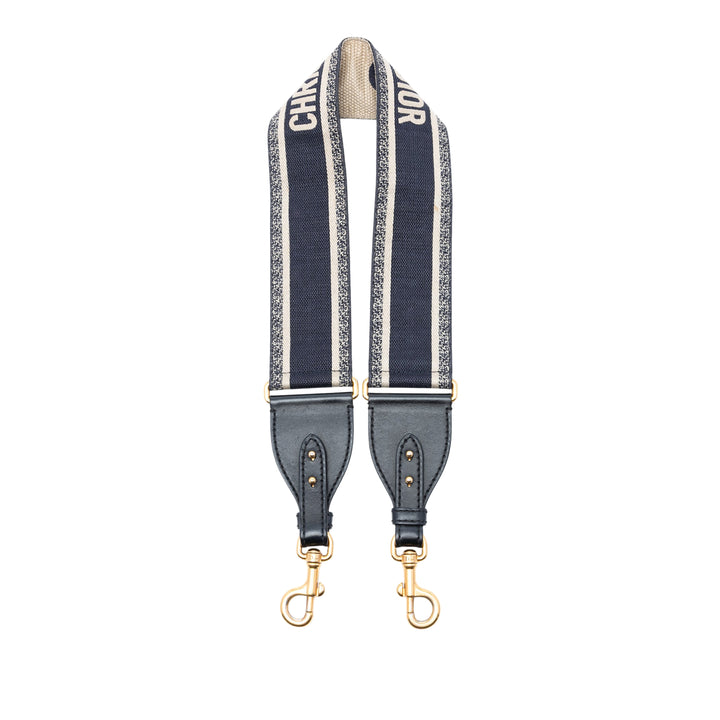 Dior brodé Toile Sac Strap