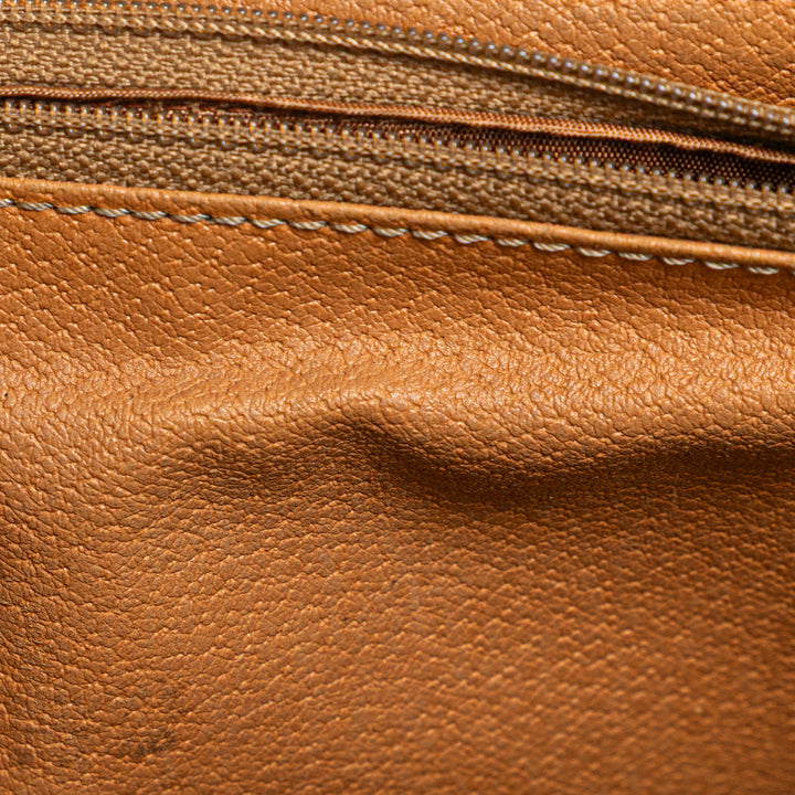 Celine Macadam Sac Toile enduite Marron – vue 6 – GABY PARIS