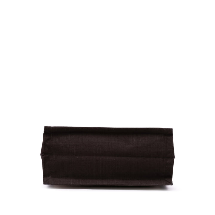 Canvas Rive Gauche North South Tote Brown - Gaby Paris
