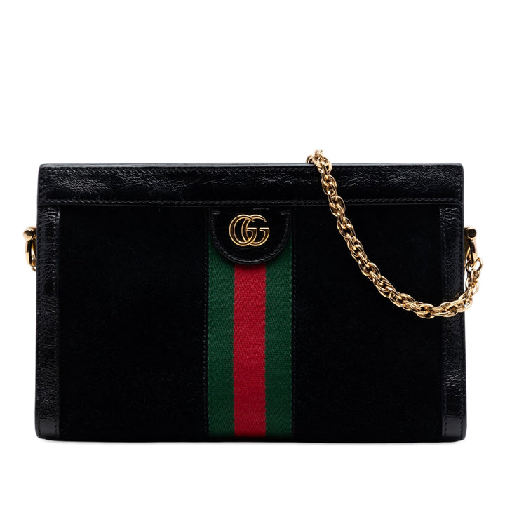 Gucci Small Daim Web Ophidia Chain Sac porté croisé
