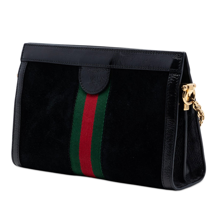 Gucci Small Daim Web Ophidia Chain Sac porté croisé