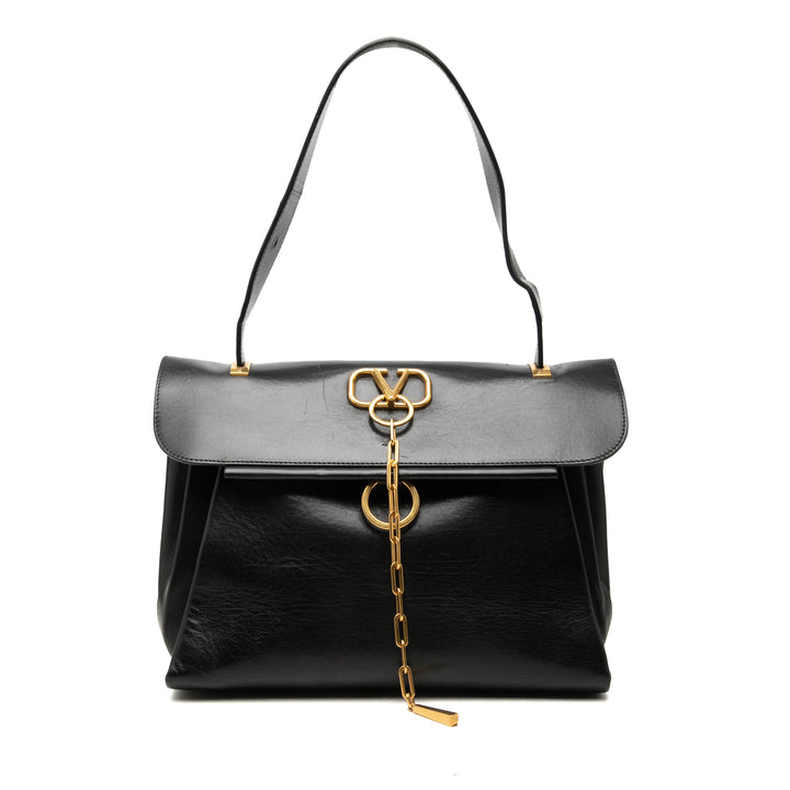 Valentino VBague sac à Moyen Cuir de veau lisse Noir