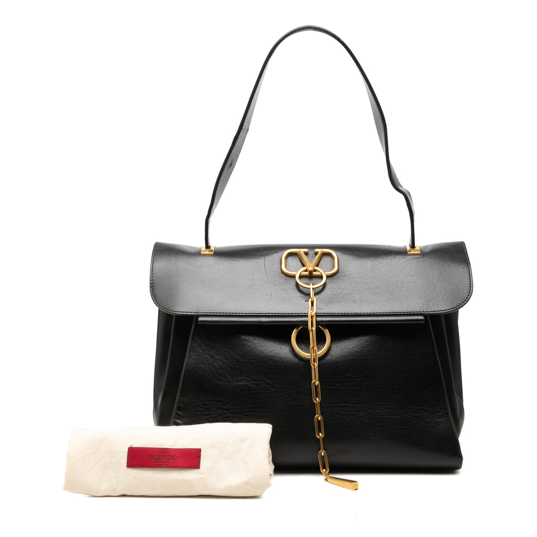 Valentino VBague sac à Moyen Cuir de veau lisse Noir