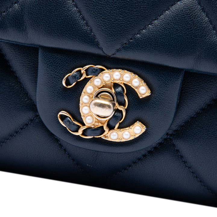 Chanel Matelassé Crush on Chaînes à rabat Cuir d'agneau