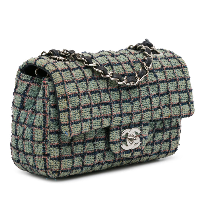 Chanel Mini Rectangular Classic Tweed Flap Vert – GABY PARIS Authentique