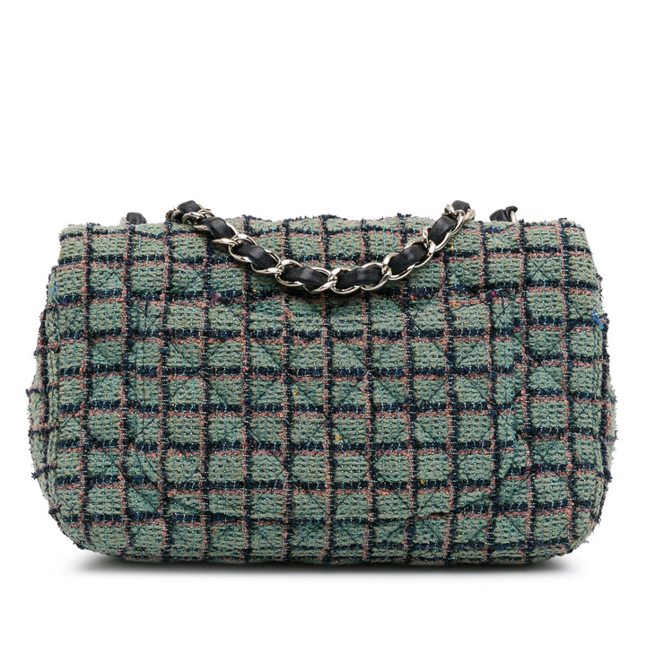 Chanel Mini Rectangular Classic Tweed Flap Vert – GABY PARIS Authentique