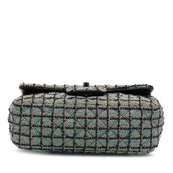 Chanel Mini Rectangular Classic Tweed Flap Vert – GABY PARIS Authentique