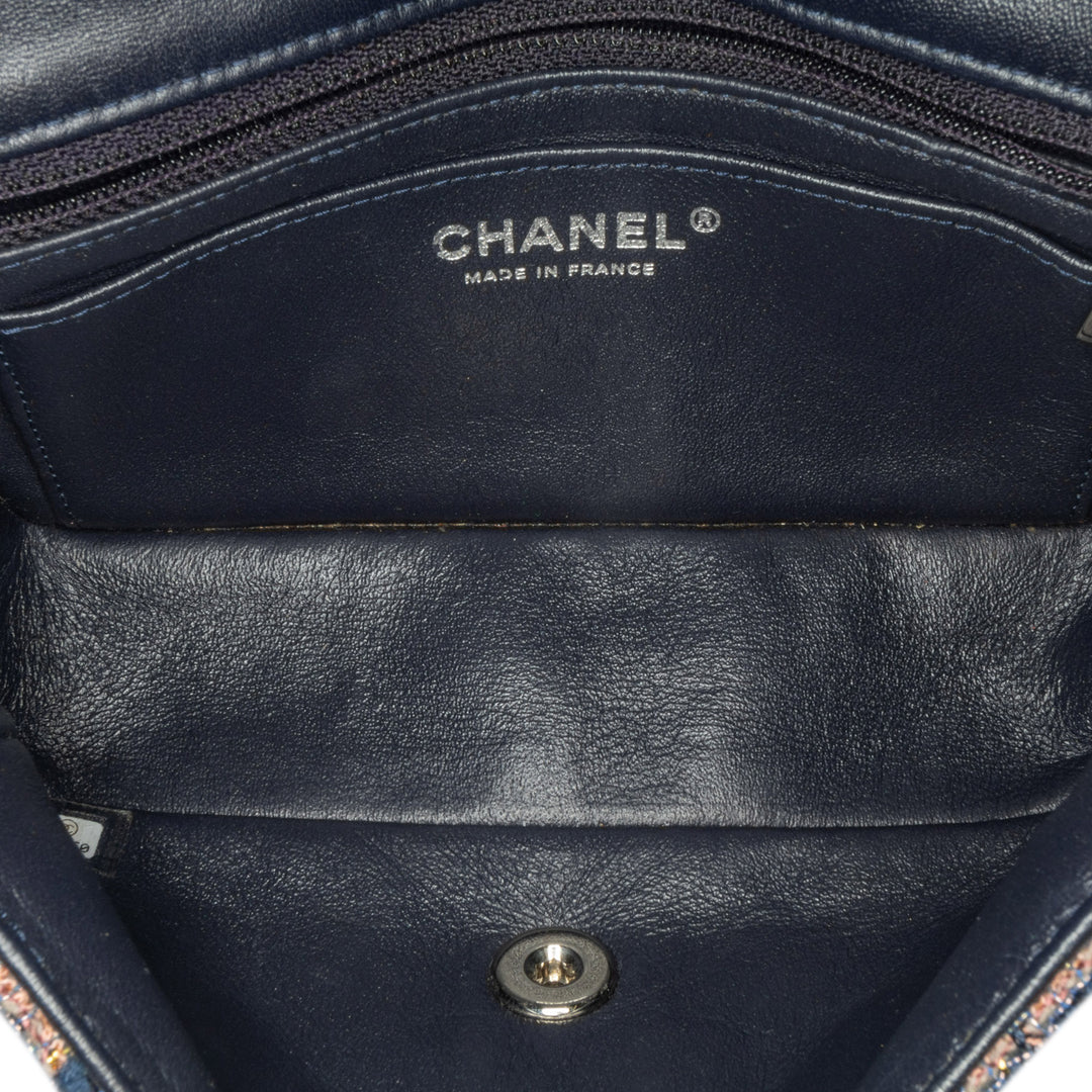 Chanel Mini Rectangular Classic Tweed Flap Vert – GABY PARIS Authentique