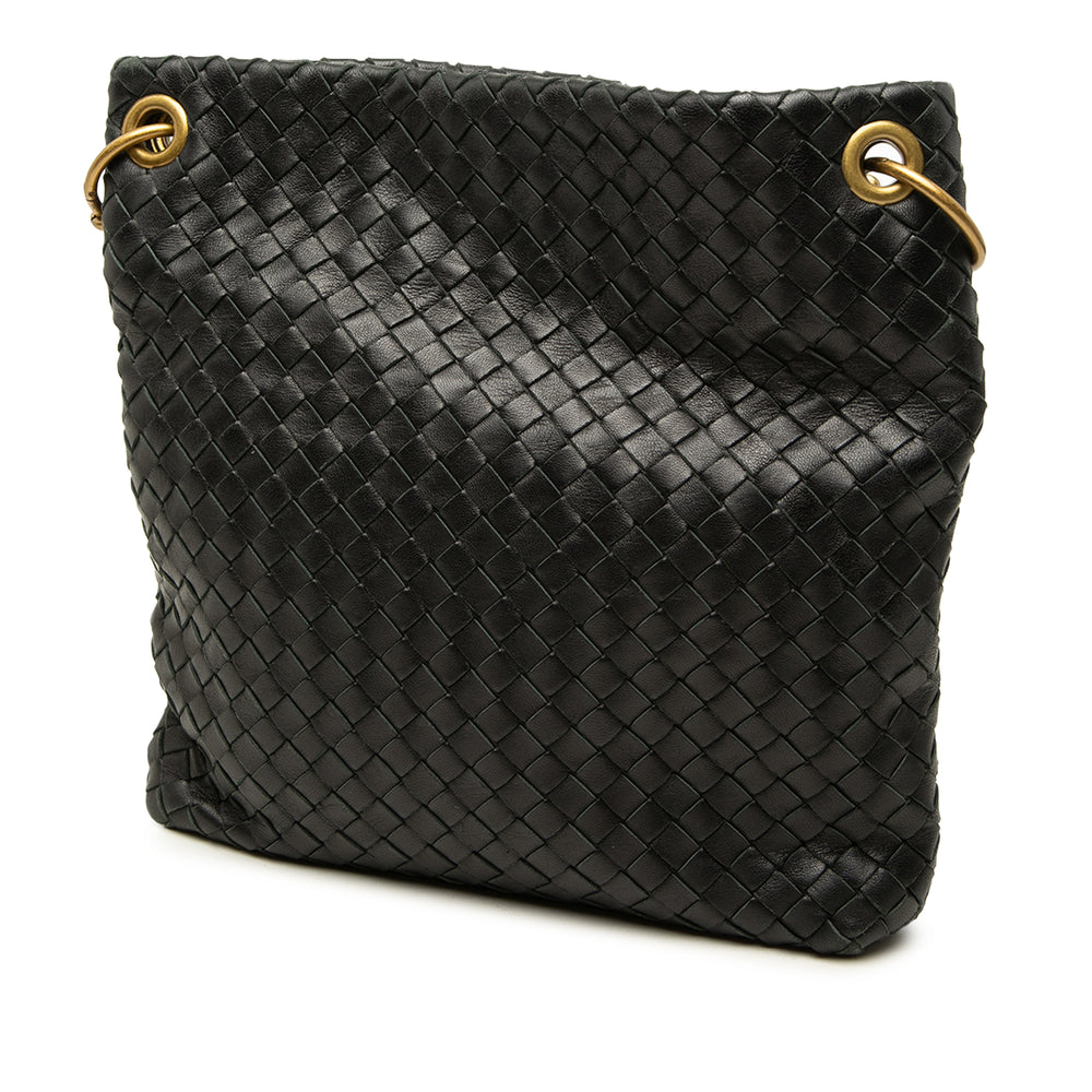 Bottega Veneta Sac bandoulière Intrecciato nappa Noir – vue 2 – GABY PARIS