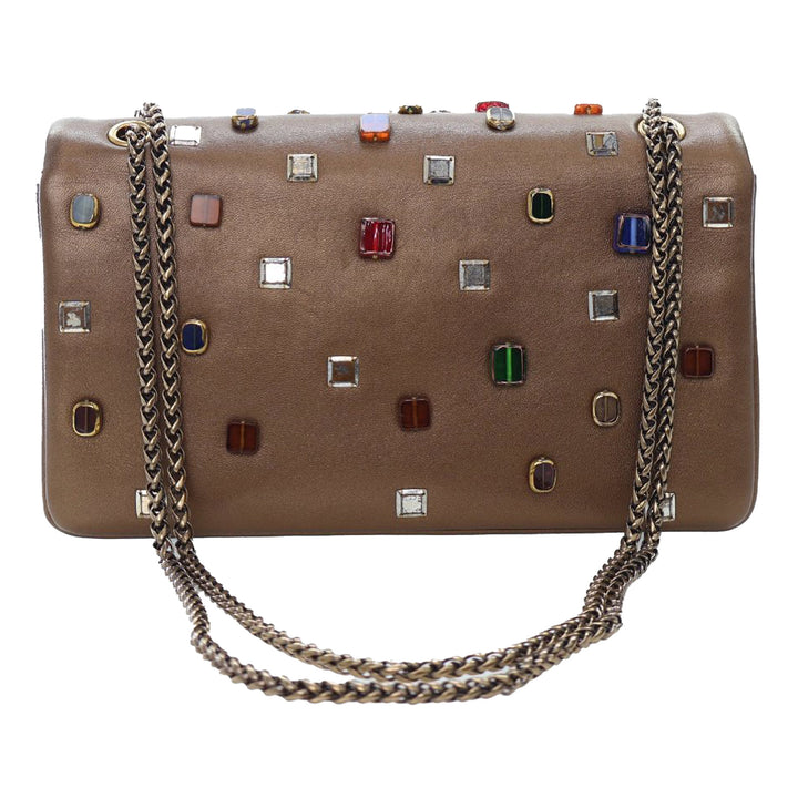 Chanel Paris Byzance Gripoix Bijoux Reissue 2.55 Cuir de veau Simple rabat 225