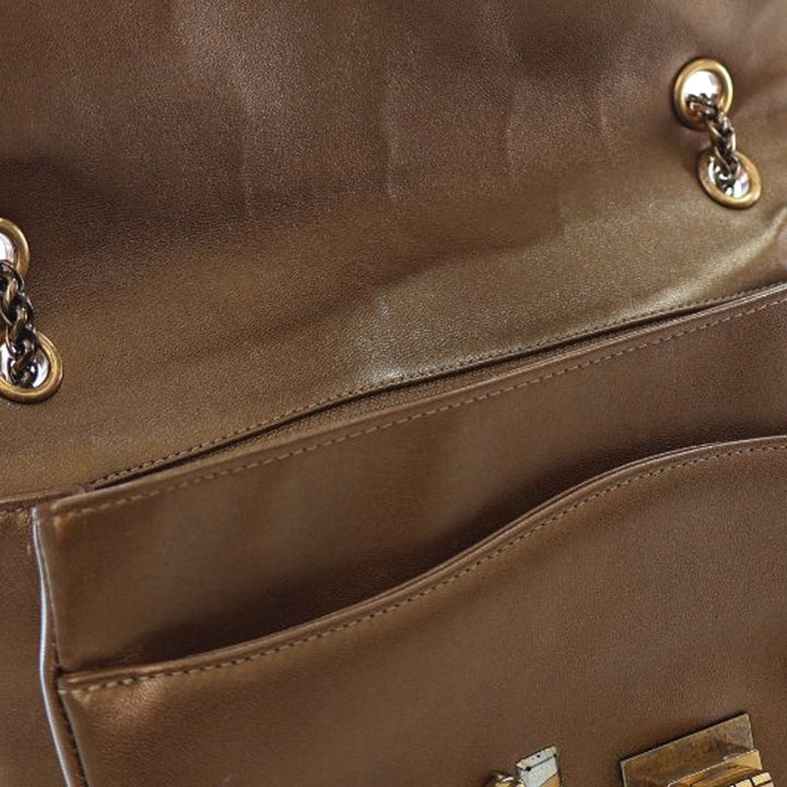 Chanel Paris Byzance Gripoix Bijoux Reissue 2.55 Cuir de veau Simple rabat 225