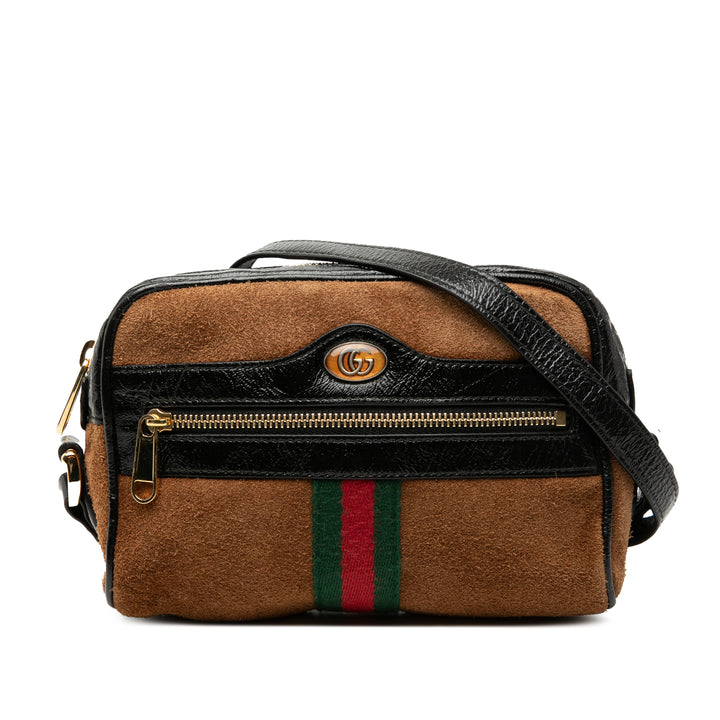 Gucci Mini Daim Web Ophidia Sac porté croisé