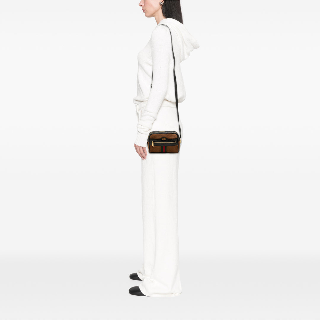 Gucci Mini Daim Web Ophidia Sac porté croisé