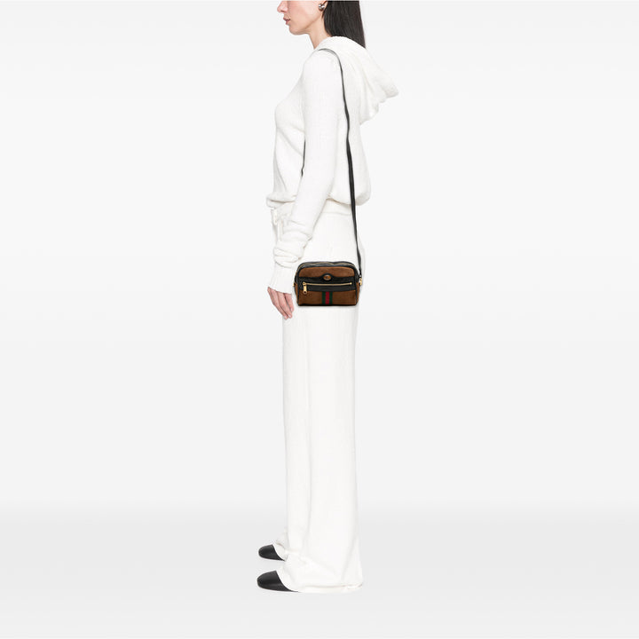 Gucci Mini Daim Web Ophidia Sac porté croisé