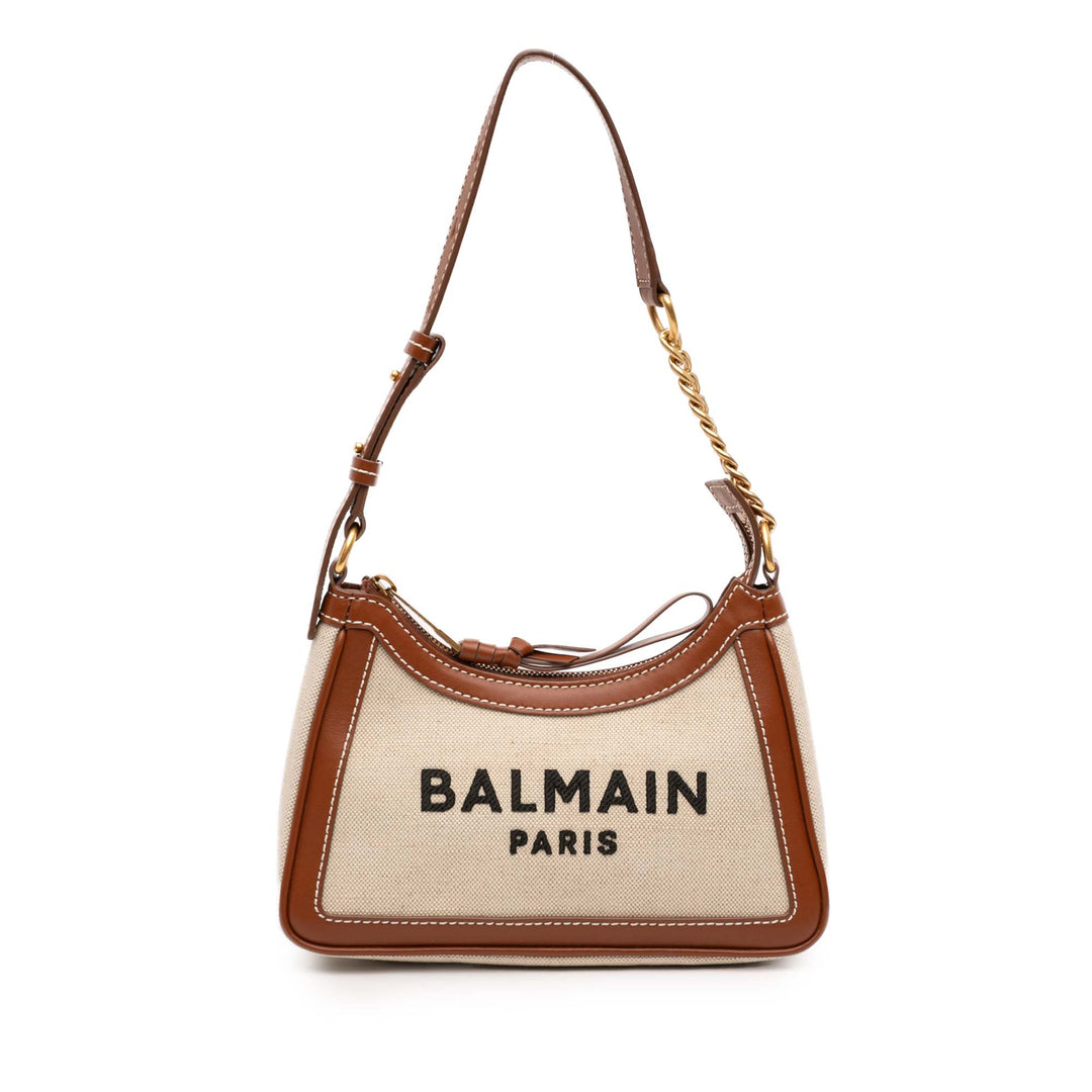 Balmain Toile B Army Logo Sac bandoulière