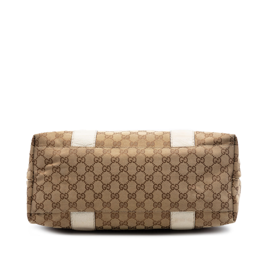 Gucci Medium GG Toile Bamboo Libeccio Cabas
