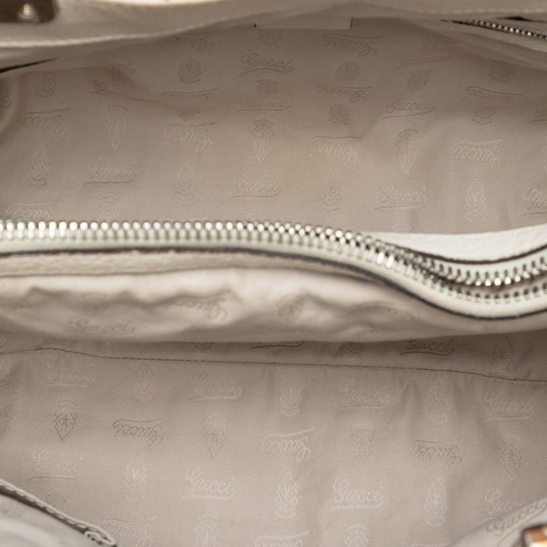 Gucci Medium GG Toile Bamboo Libeccio Cabas