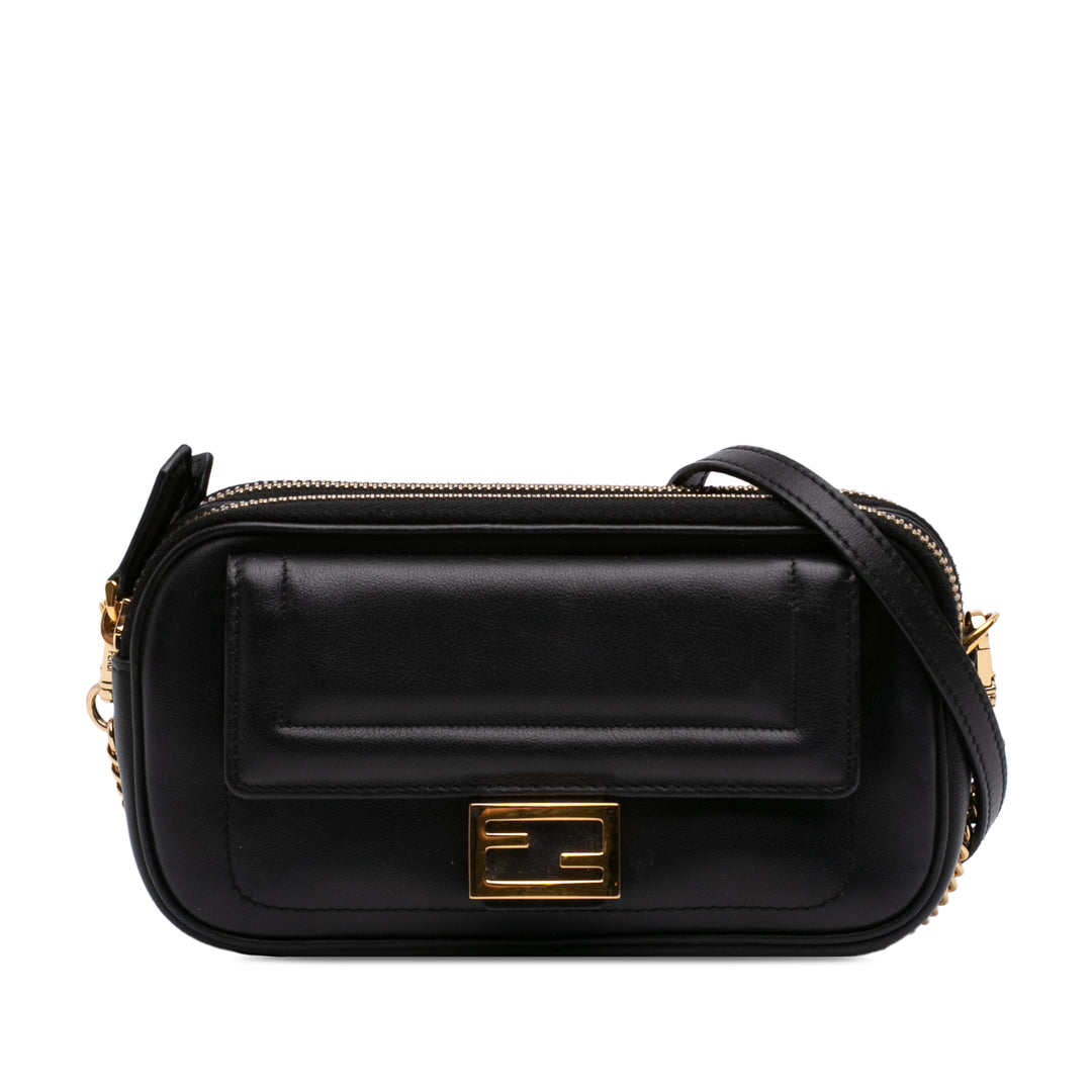 Fendi Cuir Easy 2 Baguette Sac porté croisé