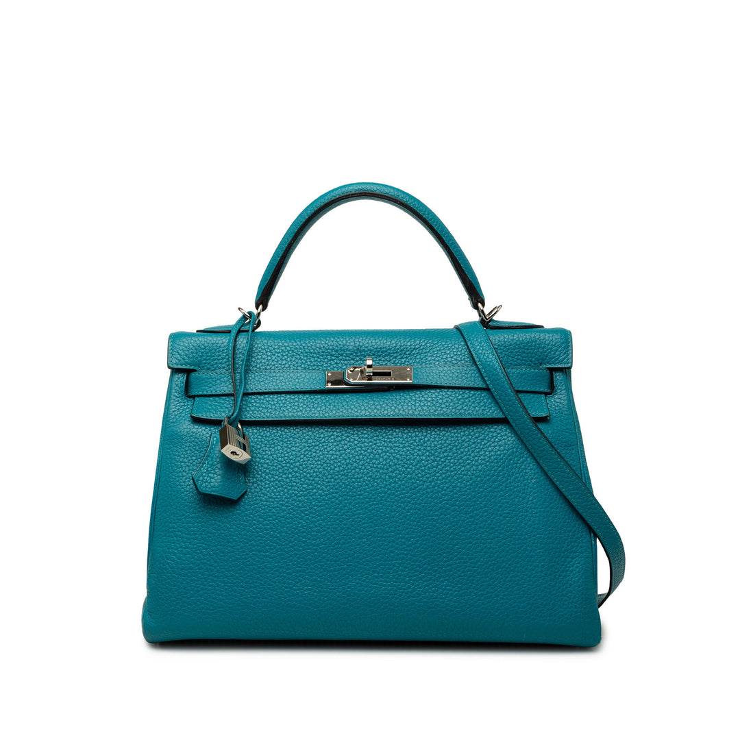 Hermès Kelly II Retourne 32 Cuir Clémence