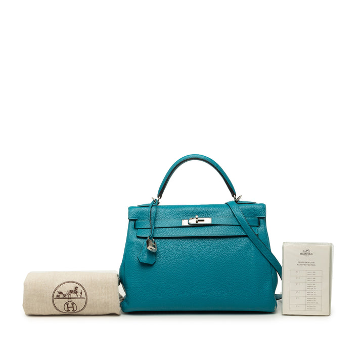 Hermès Kelly II Retourne 32 Cuir Clémence