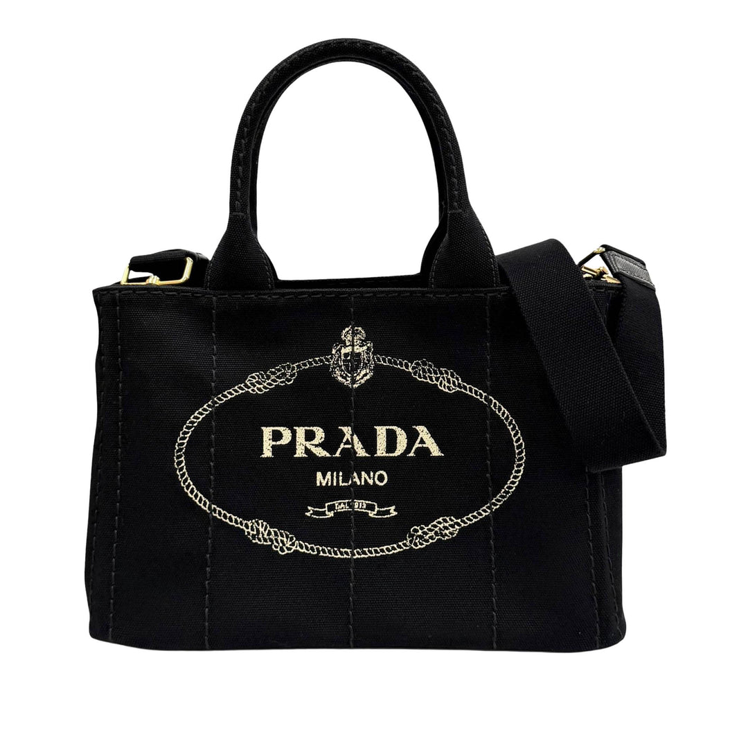 Canapa Logo Cabas Petit Noir