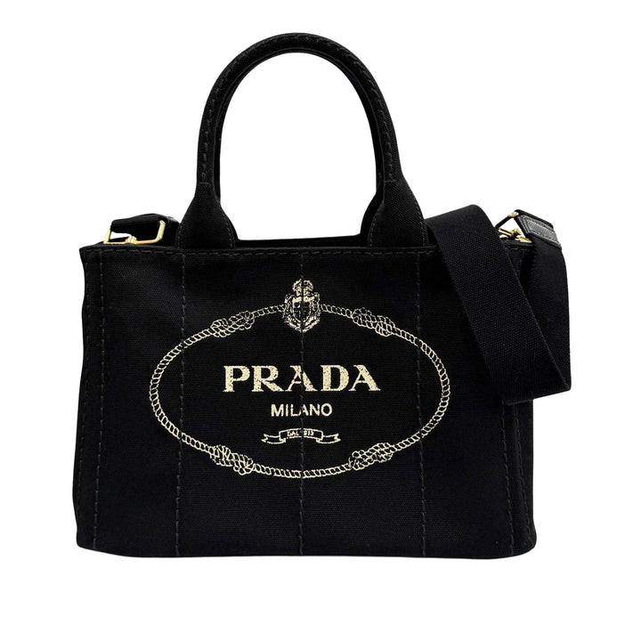 Canapa Logo Cabas Petit Noir