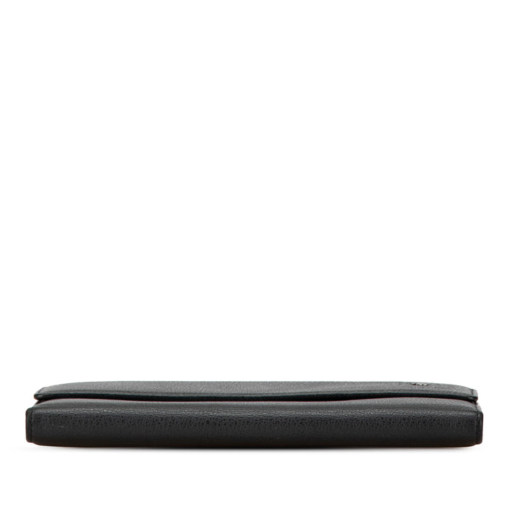 Chanel Calfskin Camellia Long Wallet Black - GABY PARIS