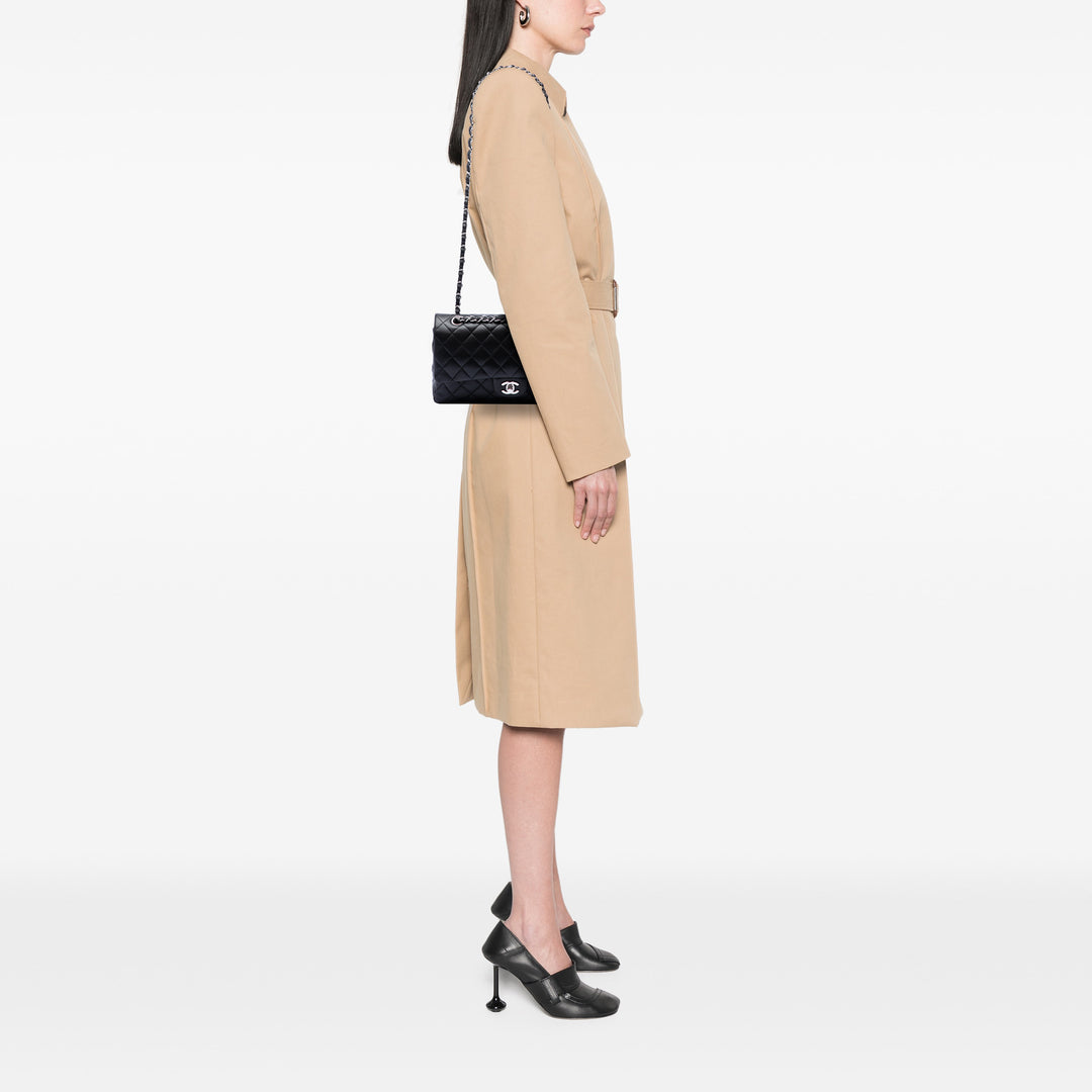 Chanel Medium Classic Cuir d’agneau Double rabat