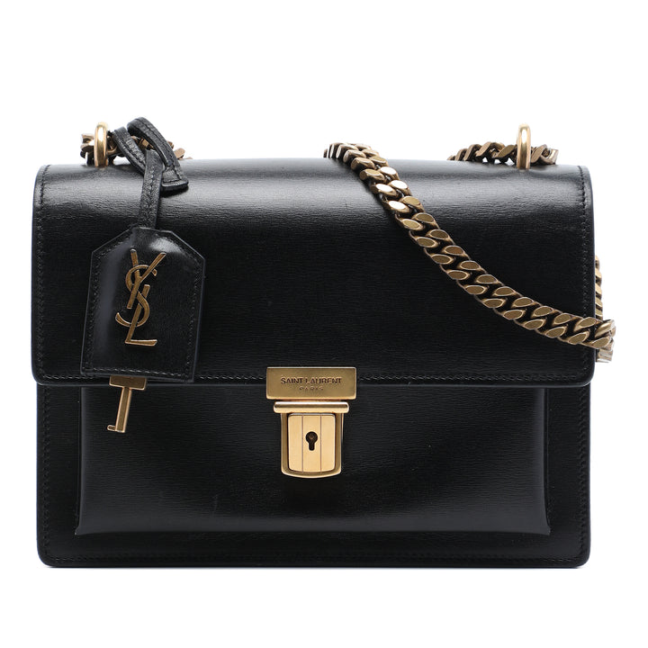 High School Sac Petit Cuir de veau Noir