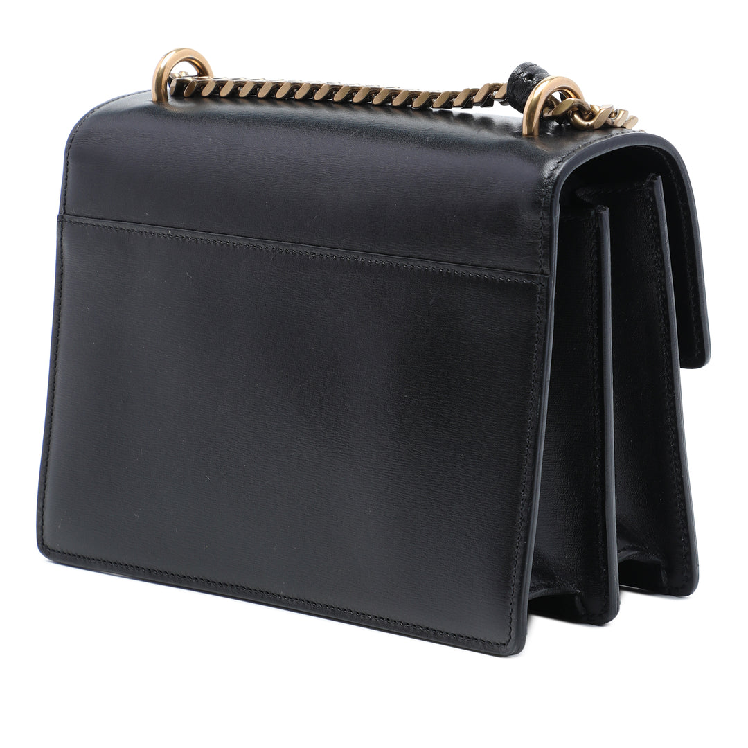 High School Sac Petit Cuir de veau Noir