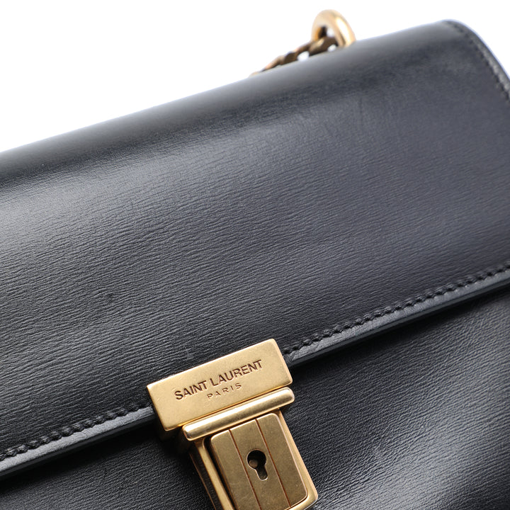 High School Sac Petit Cuir de veau Noir