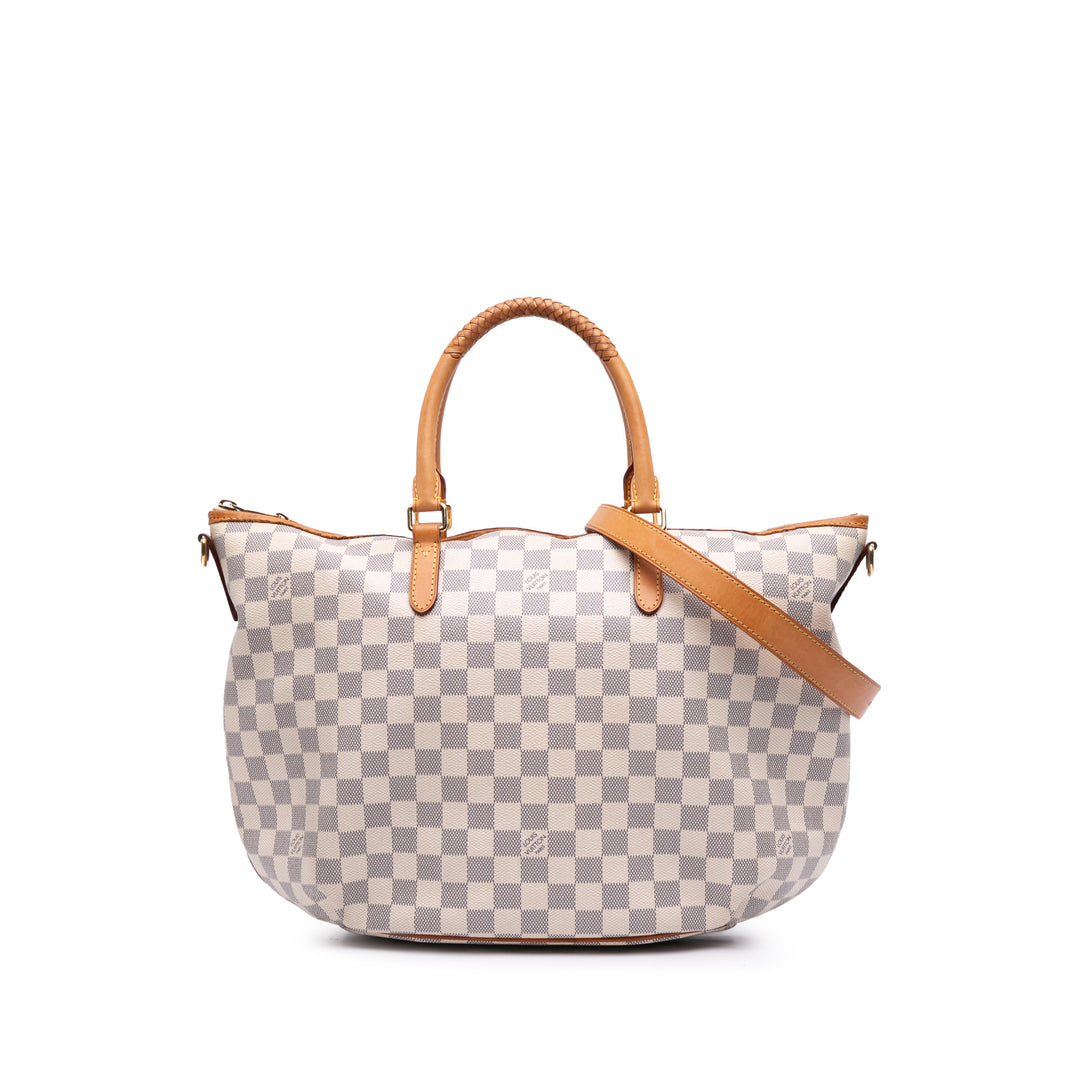 Damier Azur Riviera MM White - Gaby Paris