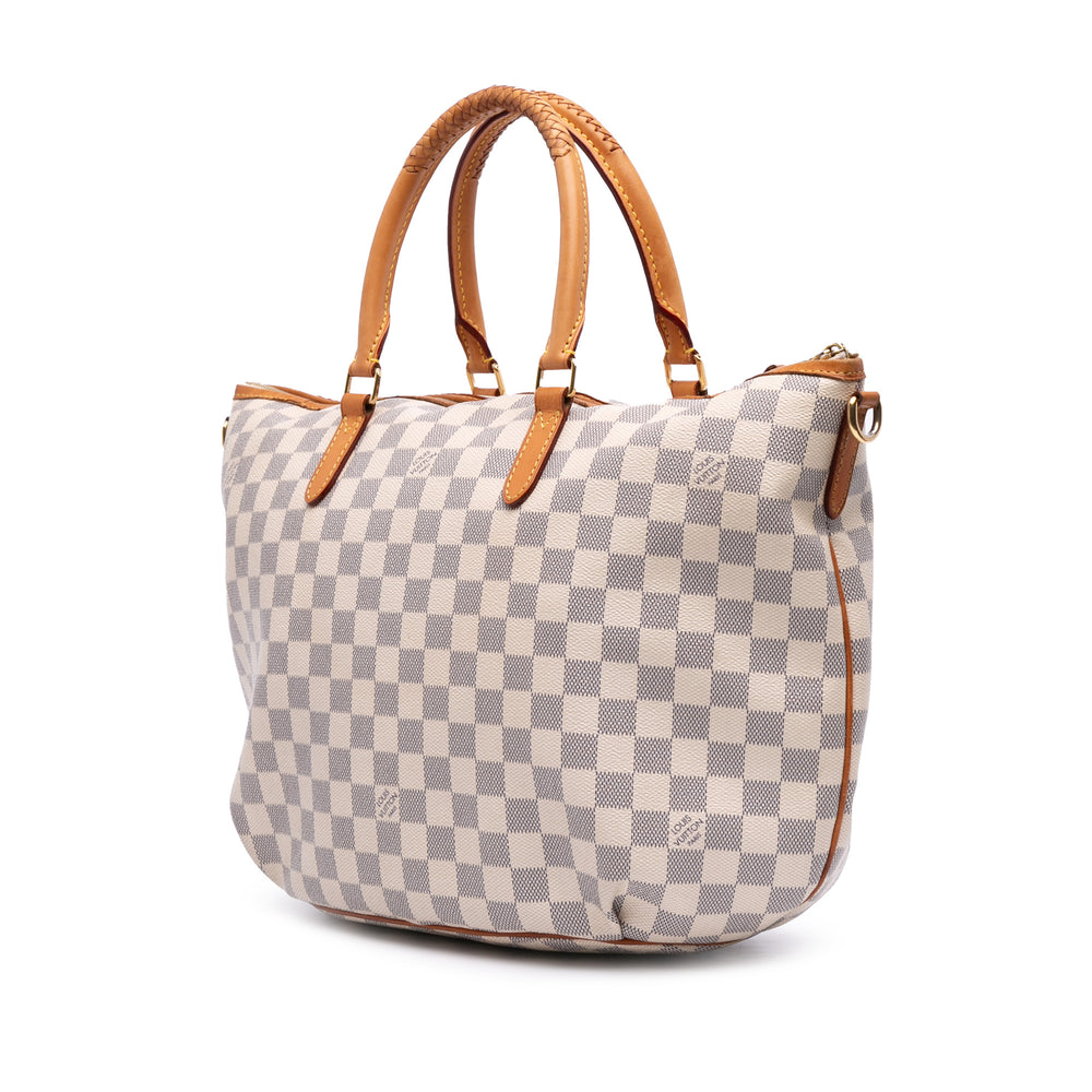 Damier Azur Riviera MM White - Gaby Paris