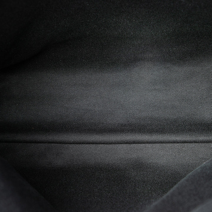 CC Matelassé Wild Stitch Cabas chaîne Cuir d'agneau Noir