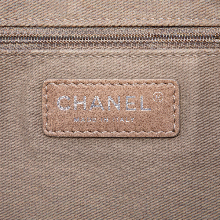 Chanel CC Matelassé Poche Cabas Grand Cuir de veau