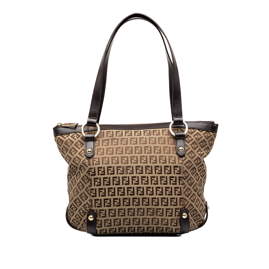 Fendi Zucchino Cabas Marron