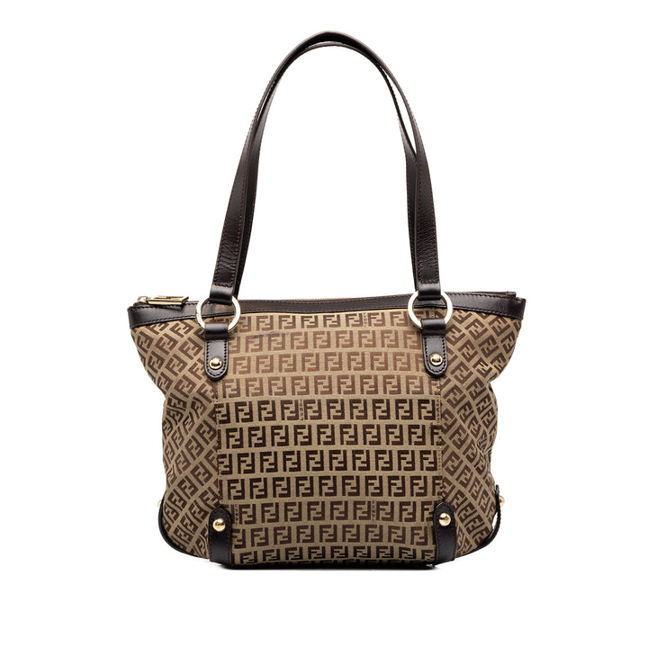 Fendi Zucchino Cabas Marron