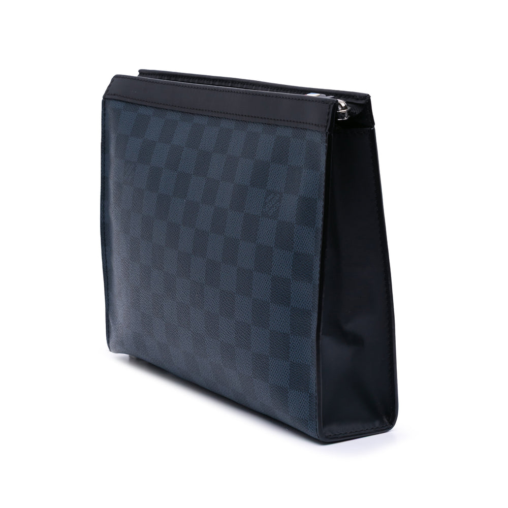 Damier Graphite Americas Cup Voyage Pouch MM Black - Gaby Paris