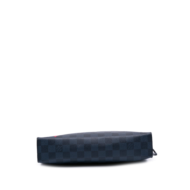 Damier Graphite Americas Cup Voyage Pouch MM Black - Gaby Paris