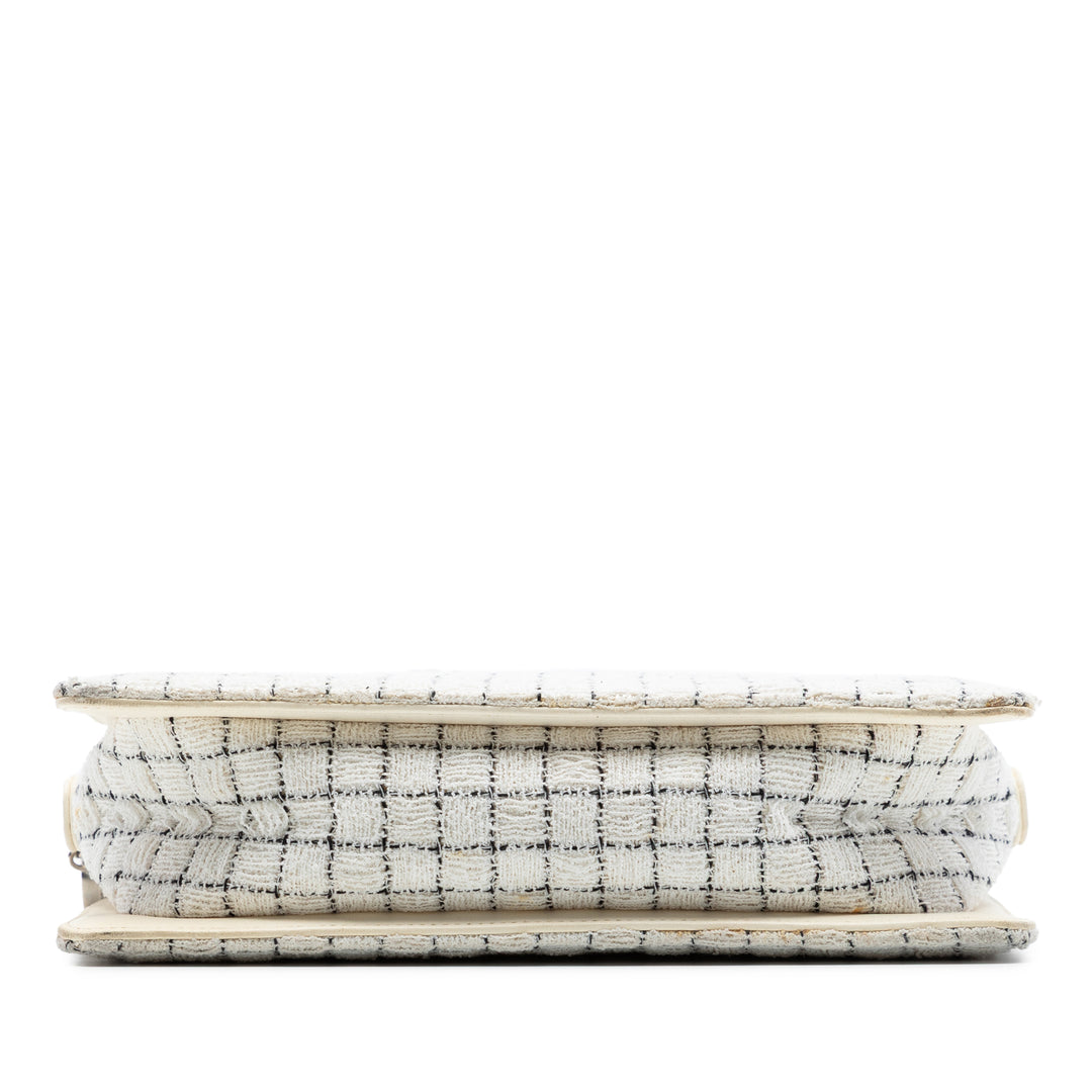 Chanel Tweed et Resin Zipped Shopping Sac