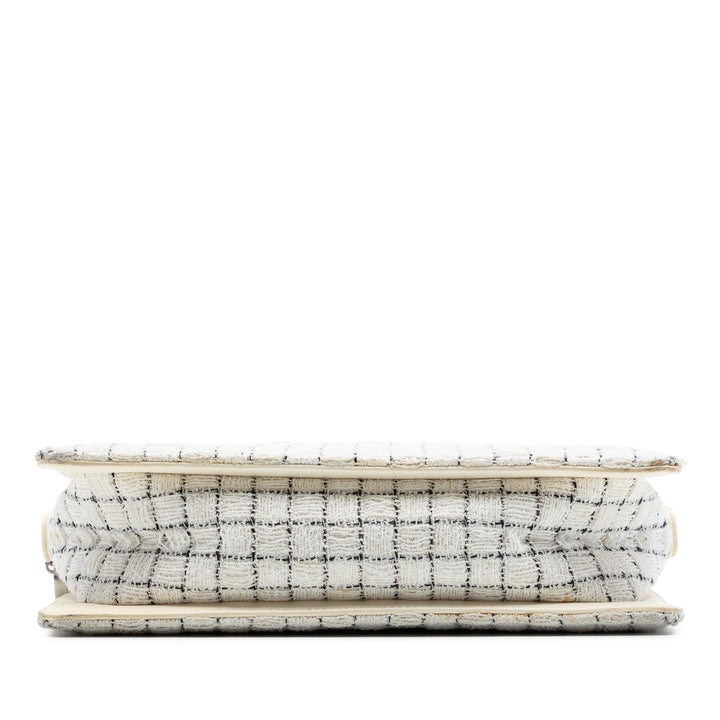 Chanel Tweed et Resin Zipped Shopping Sac