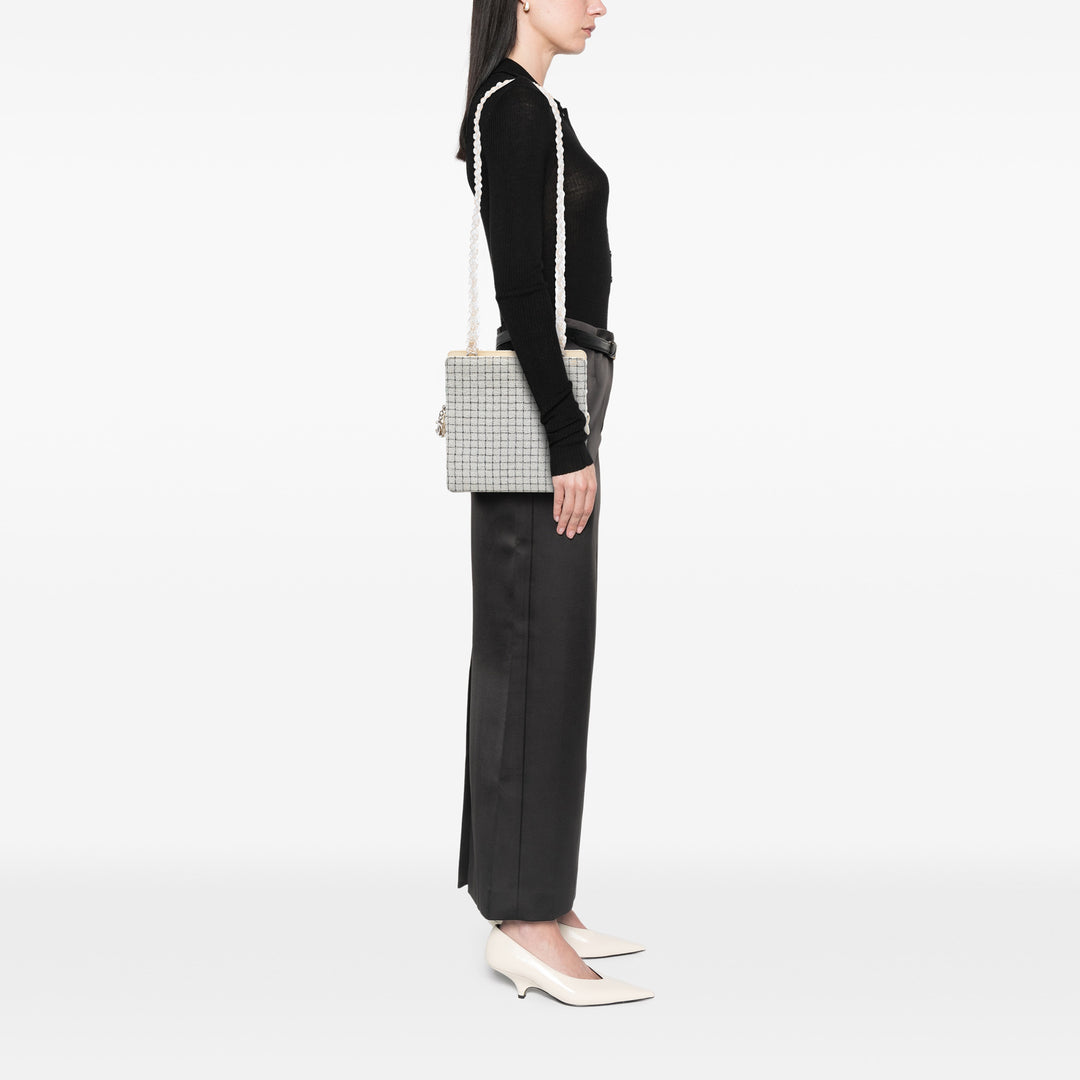 Chanel Tweed et Resin Zipped Shopping Sac